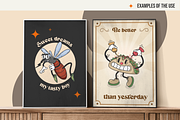 Retro cartoon characters, an Animal Illustration by Aure Design (Thumbnail 9 of 12)