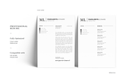 Resume compatible with Word & Pages, a Resume Template by GraphicFlava (Thumbnail 4 of 8)