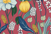 Mori Abstract Flower Pattern & Motif, a Pattern Graphic by likorbut (Thumbnail 11 of 12)