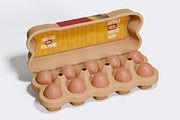 Egg Packaging Mockup, a Packaging Mockup by SLAB! Design (Thumbnail 4 of 6)