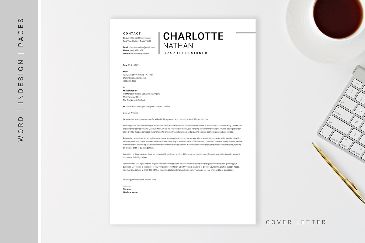 PRO RESUME / CV & COVER LETTER, a Resume Template by Typography Prime (Photo 4 of 5)