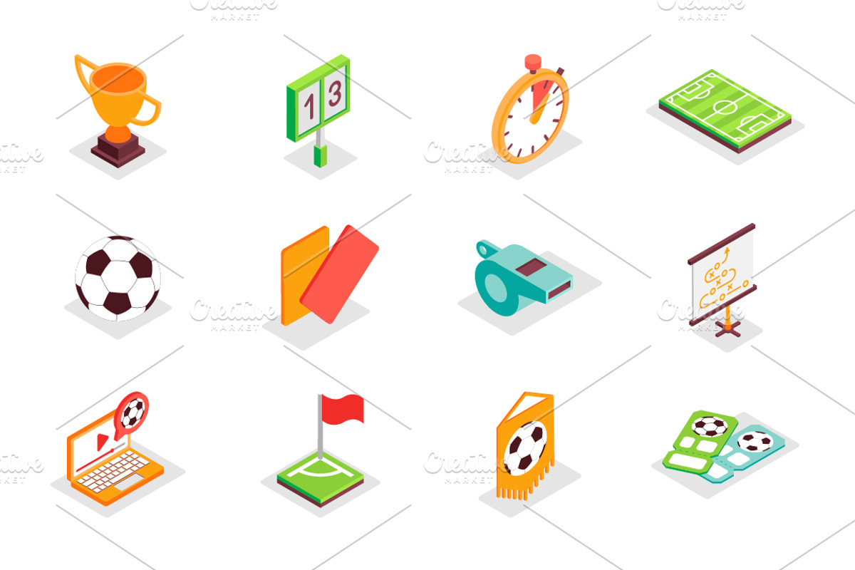 Isometric Icons Pack, a Duotone Icon by alexdndz (Photo 11 of 21)
