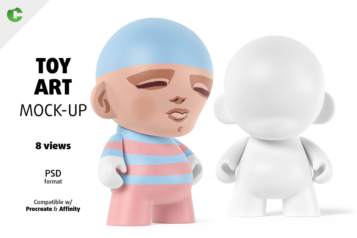Toy Art Mock-up, a Product Mockup by Colatudo Store (Photo 1 of 9)