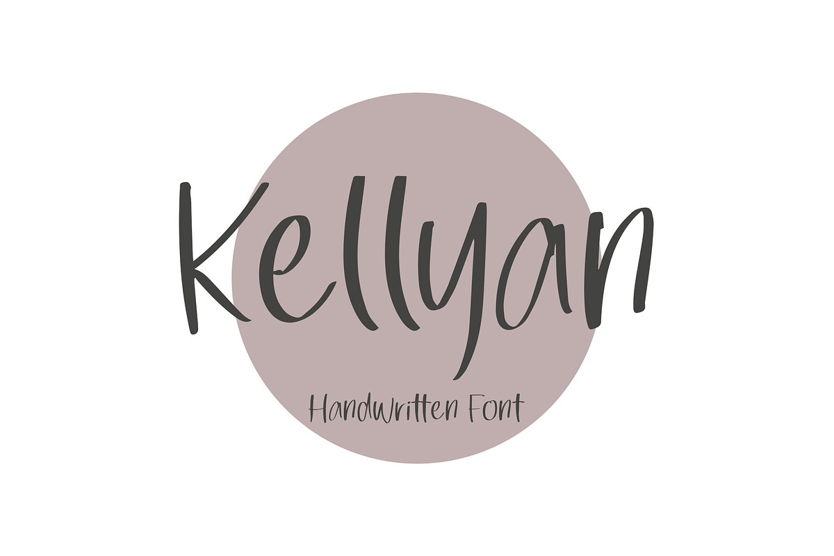 Kellyan Handwriting Brush Font, a Handwritten Font by NTC Graphic (Photo 1 of 9)