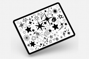 99 Photoshop Star Stamp Brushes