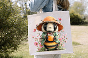 Whimsical Summer Gnome Clipart PNG, a Seasonal Illustration by Canvas Craft (Thumbnail 7 of 7)