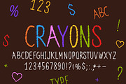 Crayon letters | Pastel font, a Handwritten Font by Mark Skitsky (Thumbnail 3 of 3)