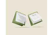 Set of rectangle calendar mockup, a Product Mockup by mockupocka (Thumbnail 7 of 12)