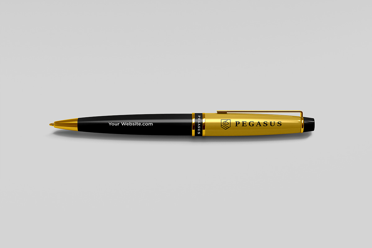 Ballpoint Pen Mockup - 8 views, a Pens & Pencil Mockup by Illusiongraphic (Photo 3 of 26)