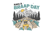 Have a Braap Day, a Sport Illustration by Mangustudio (Thumbnail 1 of 3)
