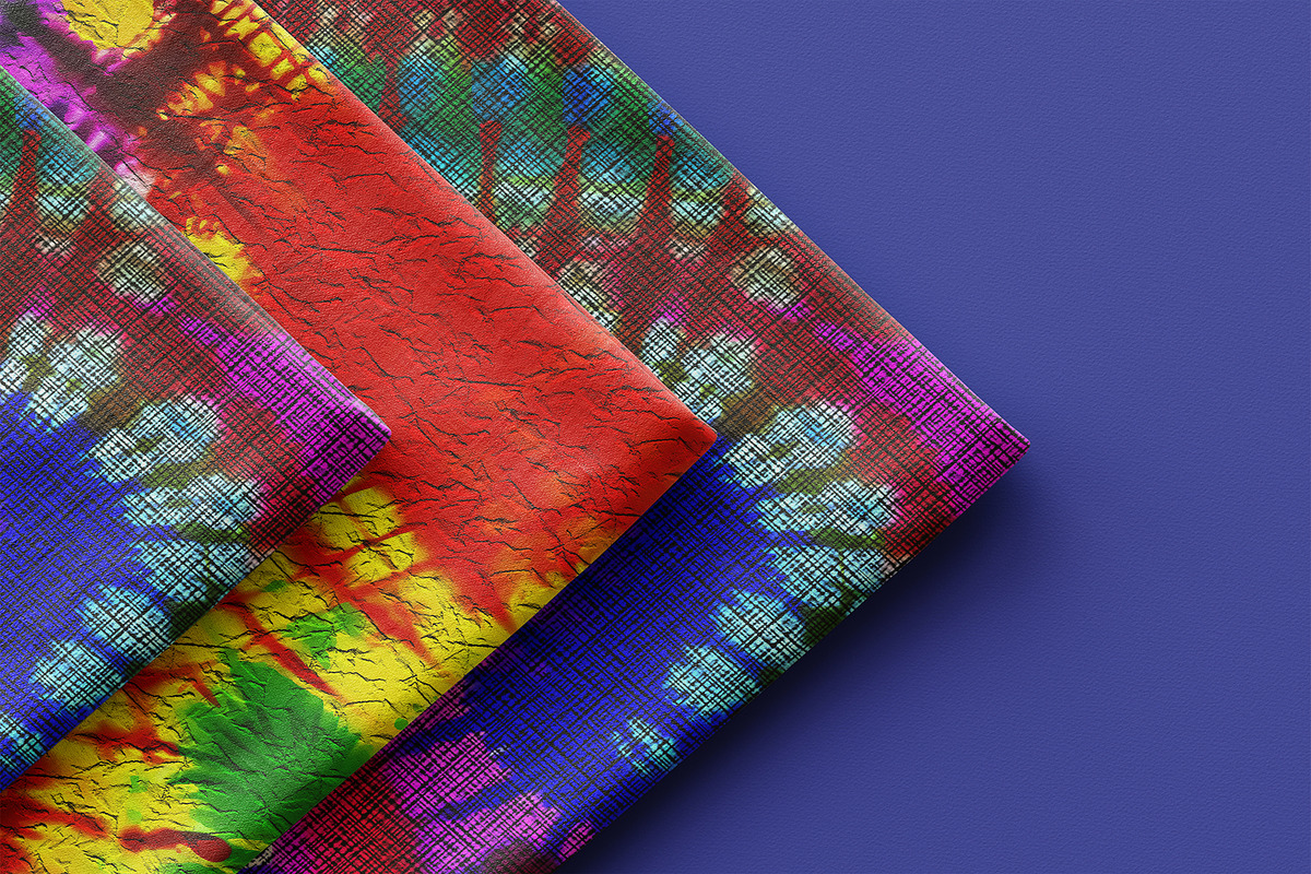 Tie-Dye Texture Digital Papers #87, a Texture Graphic by Digital Art Collectibles (Photo 2 of 5)