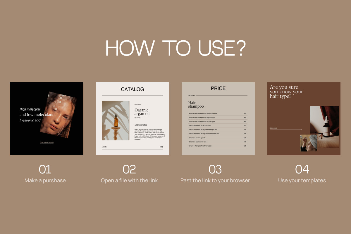 Modern Instagram feed templates, a Social Media Template by Make It Yours Lab. (Photo 8 of 10)