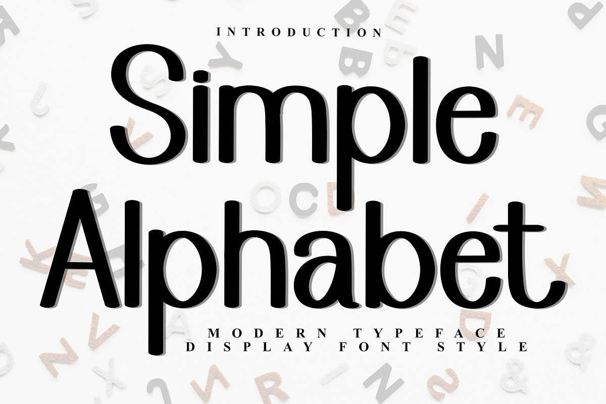 Simple Alphabet, a Script Font by InermediaSTUDIO (Photo 1 of 8)