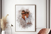 Wedding Watercolor Art Photo Effect, an Action Add-On by MRI STUDIO (Thumbnail 8 of 13)