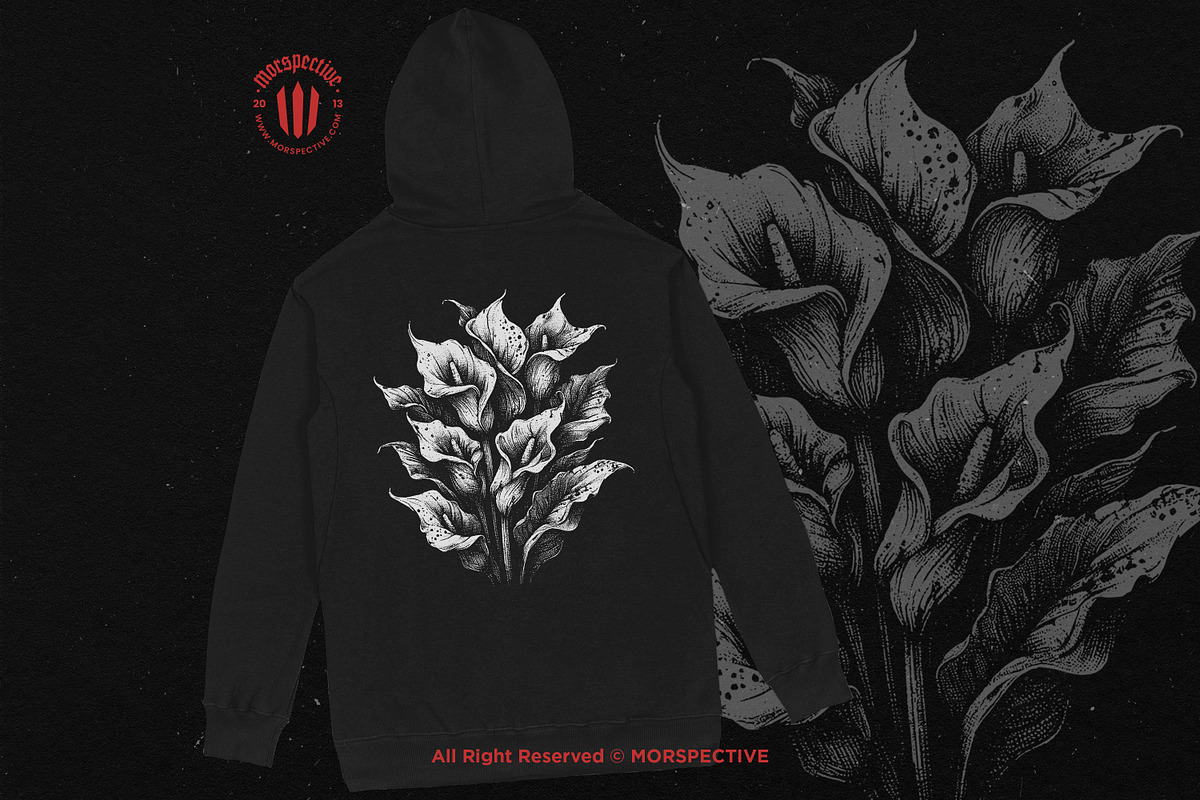 10 Bundle Dark Art Aglonema Botani, an Illustration by Morspective (Photo 4 of 7)