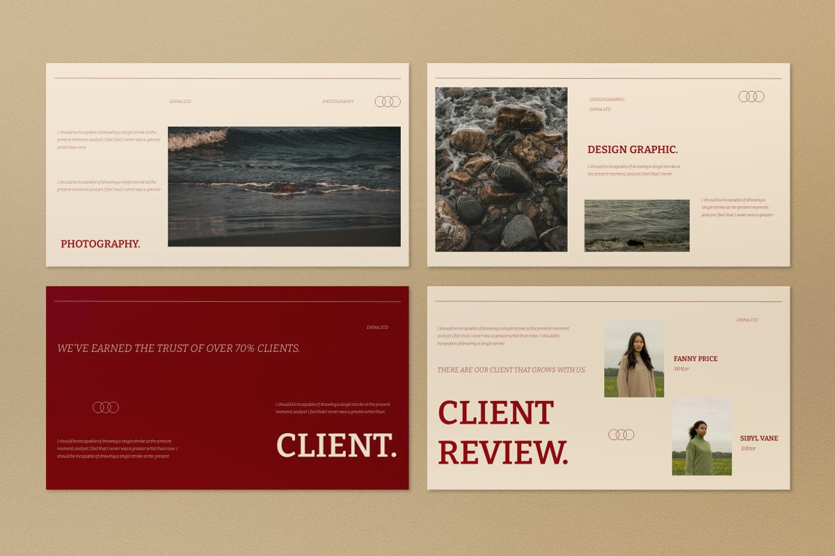 Cream Creative Portfolio Keynote, a Presentation Template by graphicook (Photo 4 of 4)