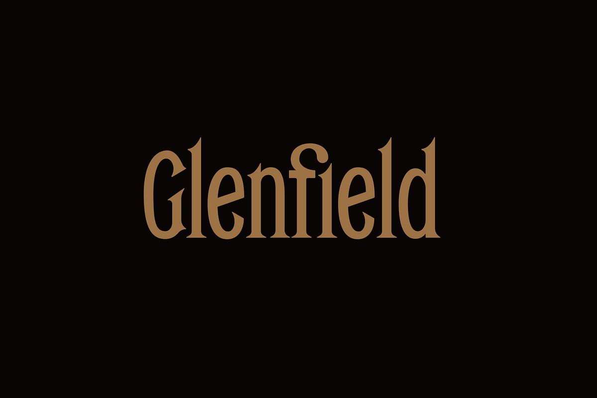 Glenfield - A Vintage Typeface, a Serif Font by Jordan Wilson (Photo 11 of 12)