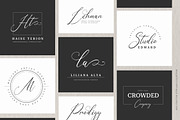 Geraldyn Brushko | Modern Calligraph, a Script Font by Denustudios (Thumbnail 8 of 13)