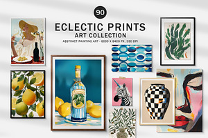 90 Colorful Art Print Series Posters