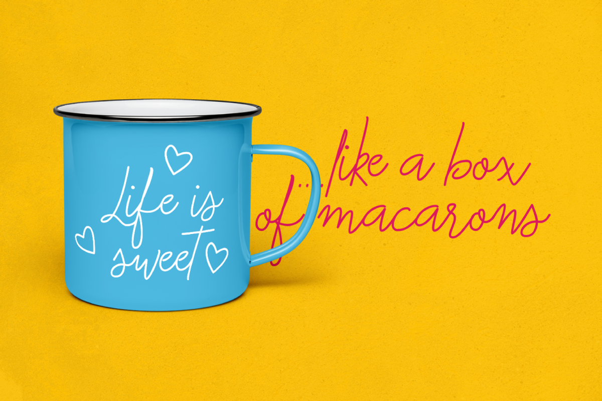 Macarons Font and Extras preview 5