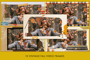 Vintage Fall Youtube Theme Pack