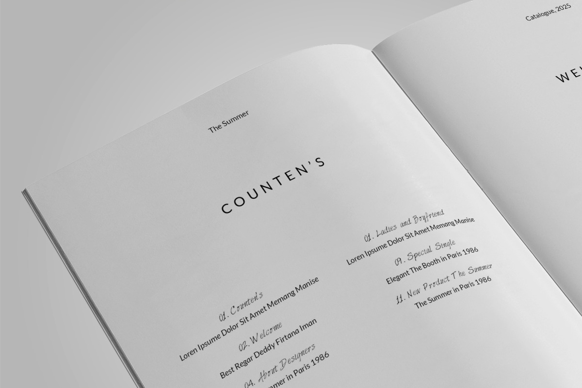 The Summer Catalogue, a Brochure Template by Firtana (Photo 8 of 12)