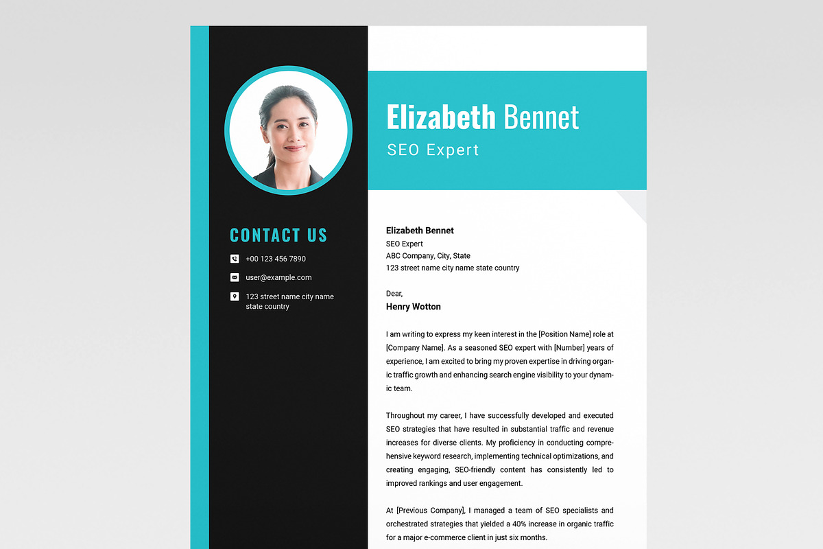 Resume Template, a Resume Template by MightyDesign (Photo 2 of 8)