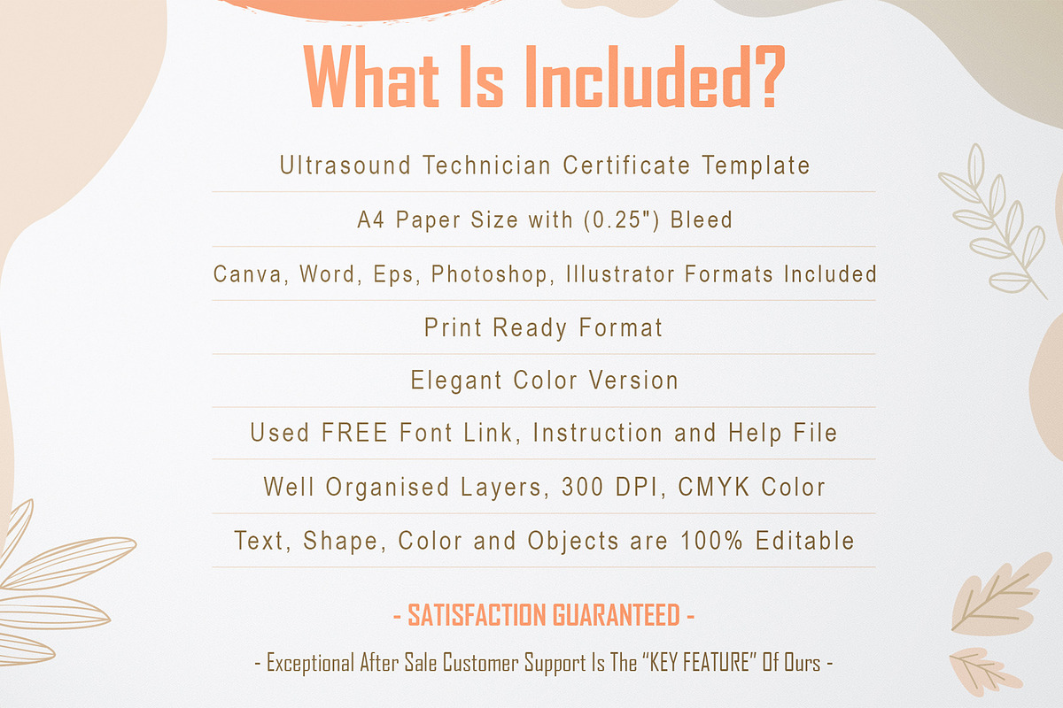 Ultrasound Technician Certificate, a Stationery Template by DesignDevisers (Photo 10 of 10)