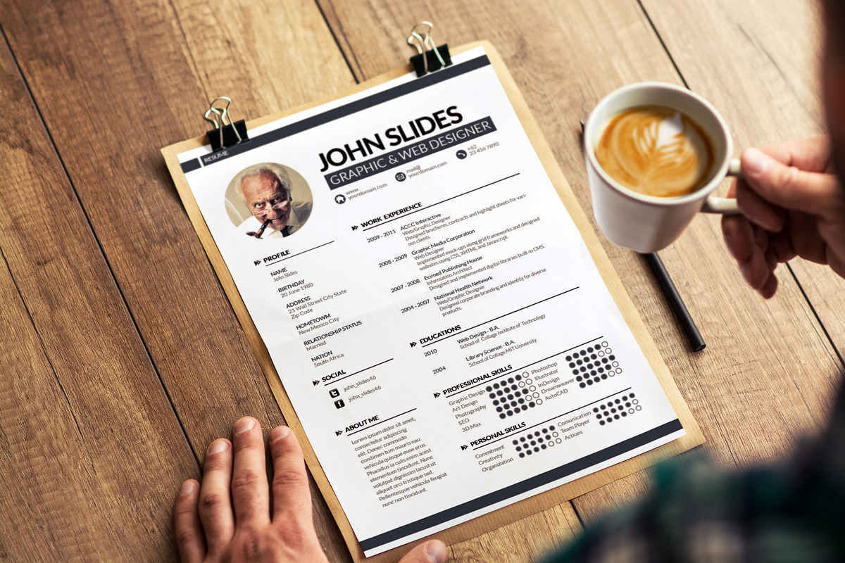 Modern Resume Template, a Resume Template by Dedijuniadi (Photo 4 of 7)