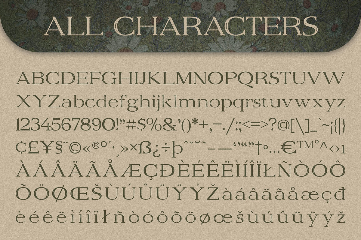 Belinzie Vintage, a Serif Font by Craft Supply Co. (Photo 5 of 8)
