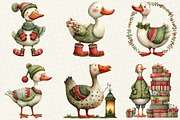 Whimsical Geese Clipart Bundle, an Illustration by DreamCafeArt (Thumbnail 2 of 7)