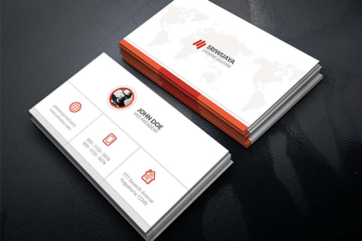 Corporate Business Card, a Business Card Template by InfinityArt (Photo 2 of 4)