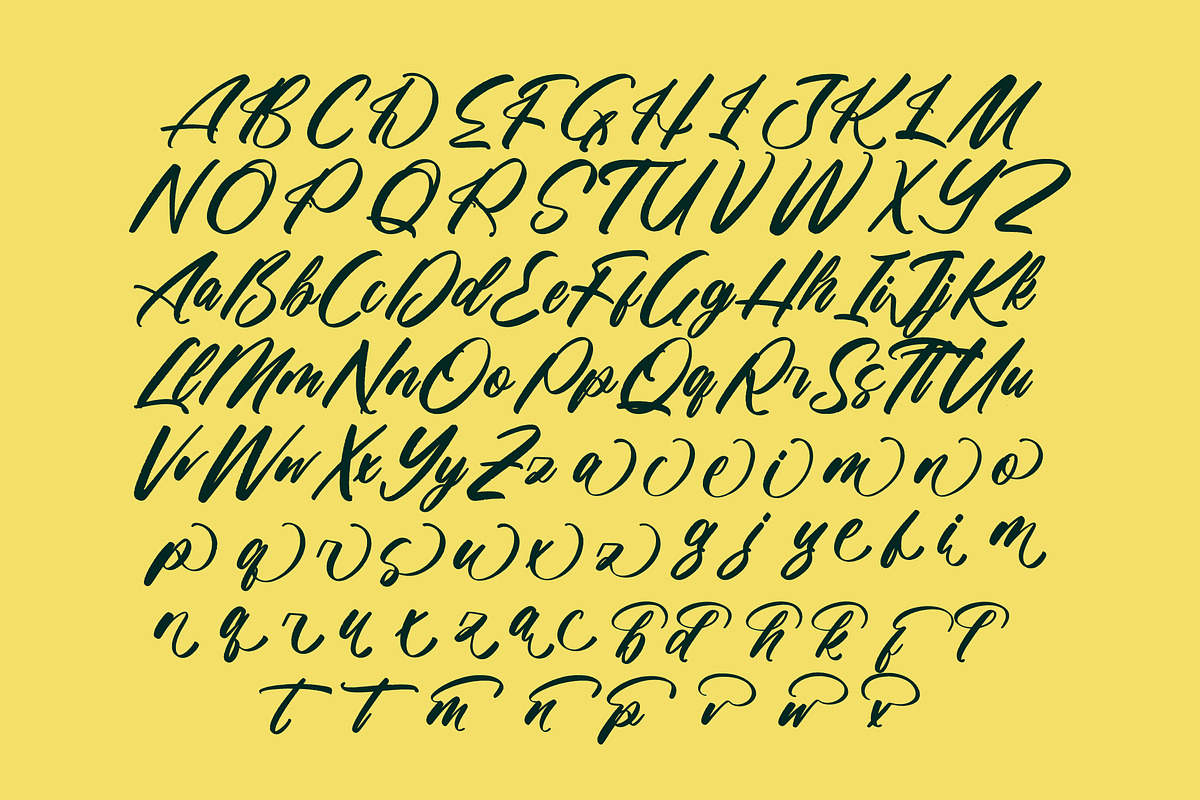 Ciaters Gangster Brush Handwritten, a Script Font by Letterena Studios Script (Photo 12 of 15)