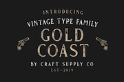Gold Coast - Vintage Serif + Extras, a Serif Font by Craft Supply Co. (Thumbnail 4 of 10)
