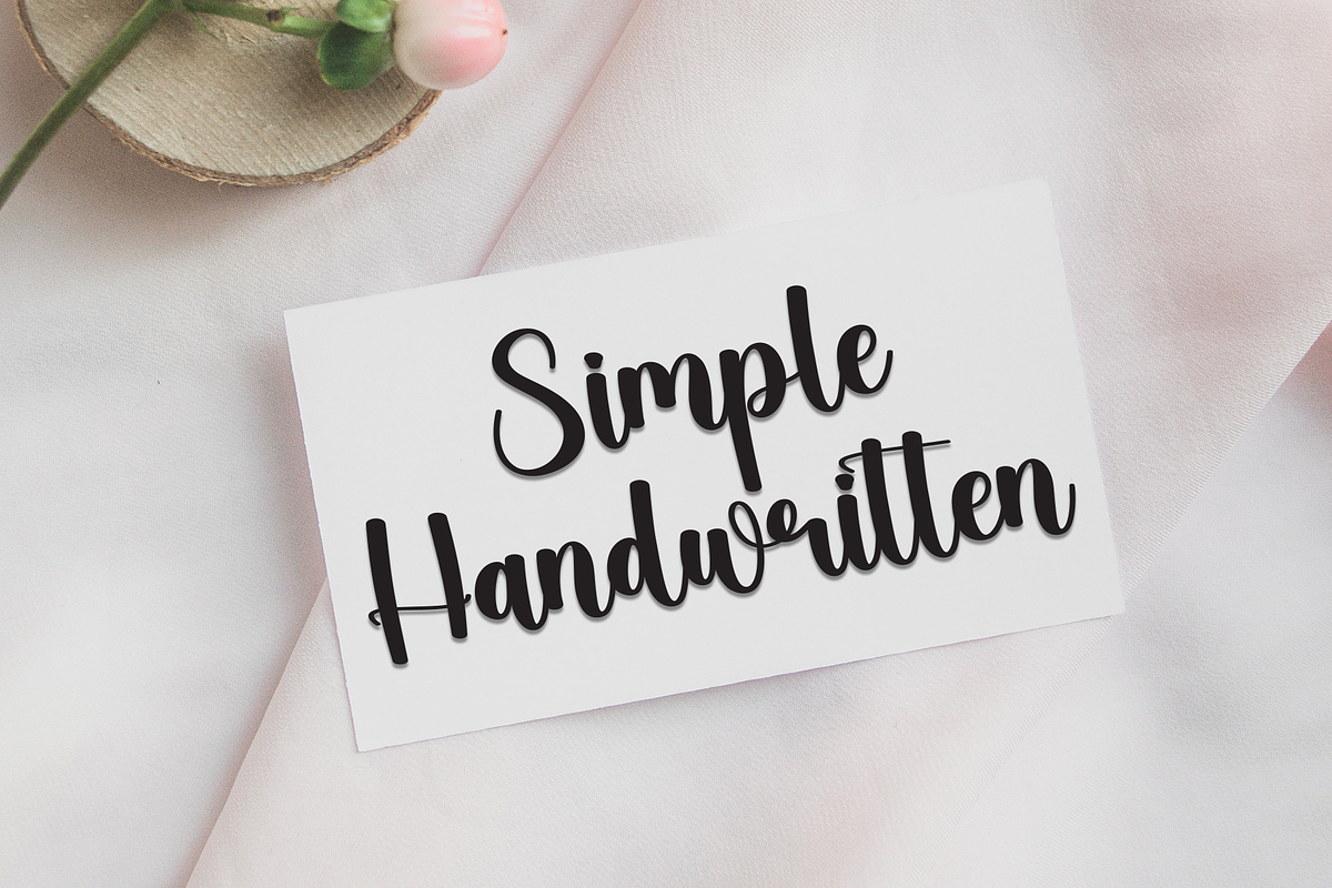 Relation | Script Font, a Handwritten Font by Scratchones (Photo 5 of 9)