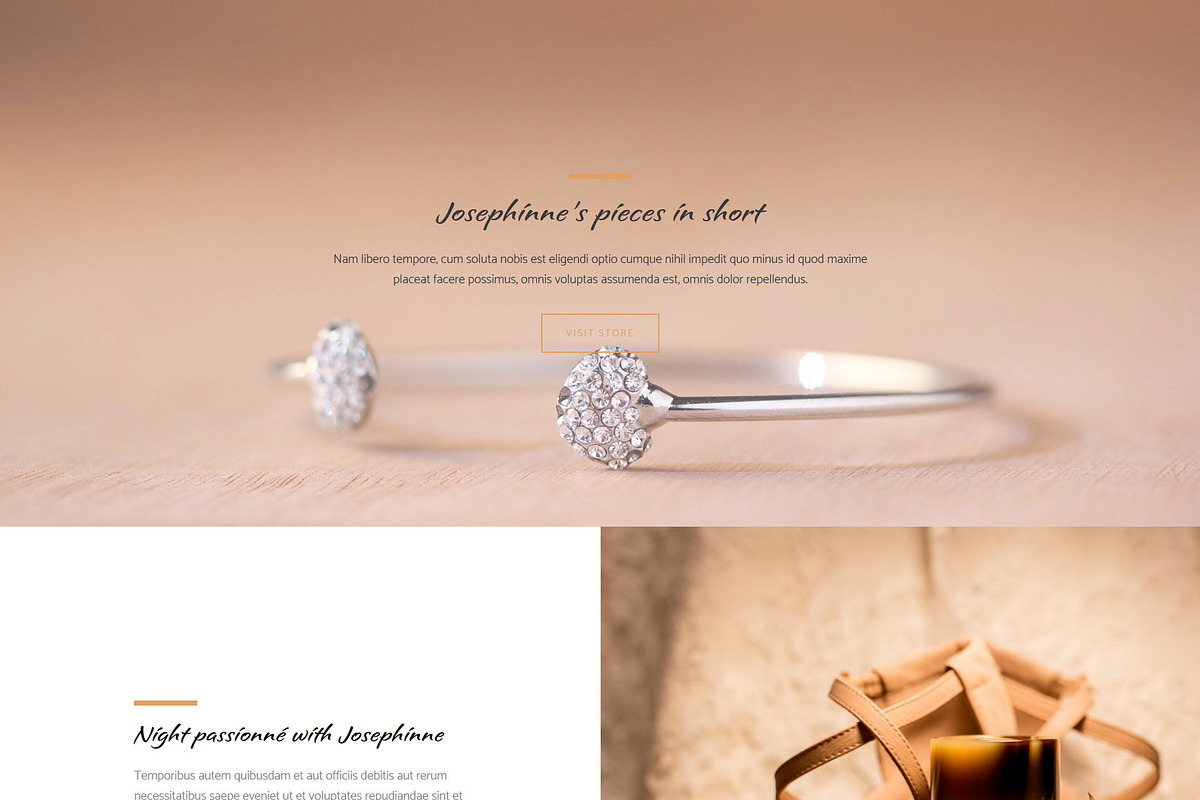 Josephynne Jewelry - Shopify Theme, a Shopify Template by inSTUDIO43 (Photo 4 of 10)