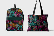 Glowing Astronaut, a Pattern Graphic by GreyLilac (Thumbnail 4 of 7)
