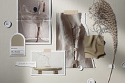 Modern moodboard mockup kit, a Product Mockup by Creatoom (Thumbnail 13 of 23)