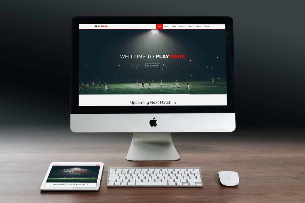 PlayMark - Sports Website Template, a Websites & App Template by SWART (Photo 1 of 4)