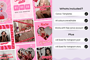 Valentines Retro Instagram Templates, a Social Media Template by The Pixel Palace (Thumbnail 5 of 8)