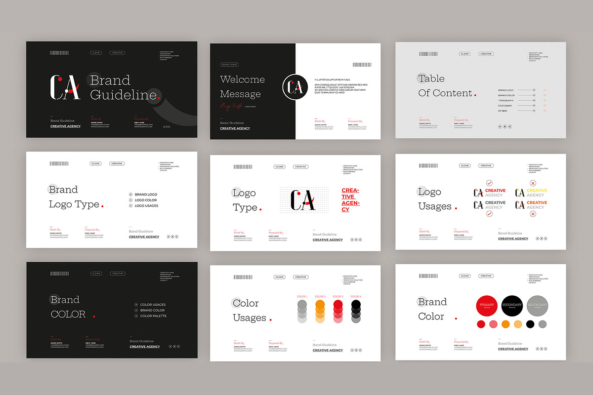 Brand Guideline Presentation, a Presentation Template by MightyDesign (Photo 3 of 8)