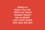 Grobeg - Groovy Font, a Sans Serif Font by Iqsiart Studio (Thumbnail 5 of 7)