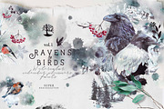 Winter fall bundle. all in 1, an Animal Illustration by Alisa Mikibith Art (Thumbnail 3 of 30)