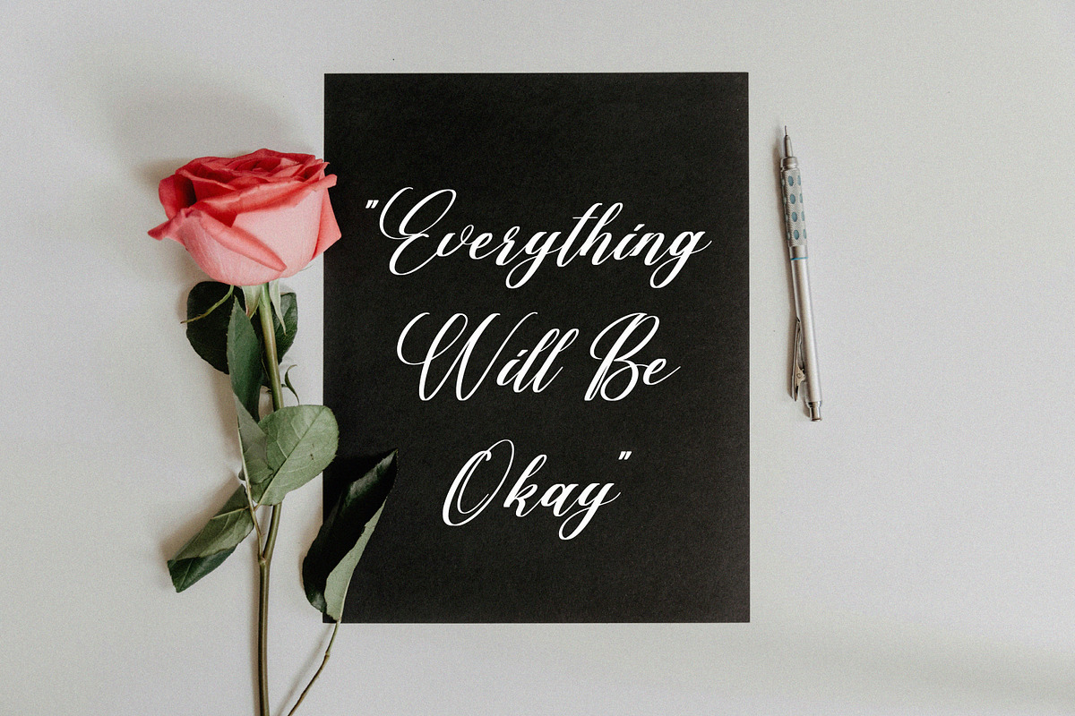 Faustina Calisten, a Script Font by Goresan Studio (Photo 7 of 15)