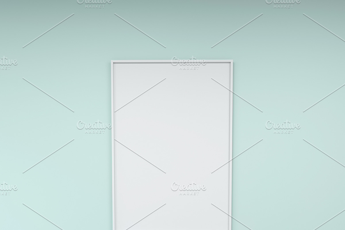 Mockup interior with frame, a Product Mockup by 2D/3D (Photo 9 of 12)