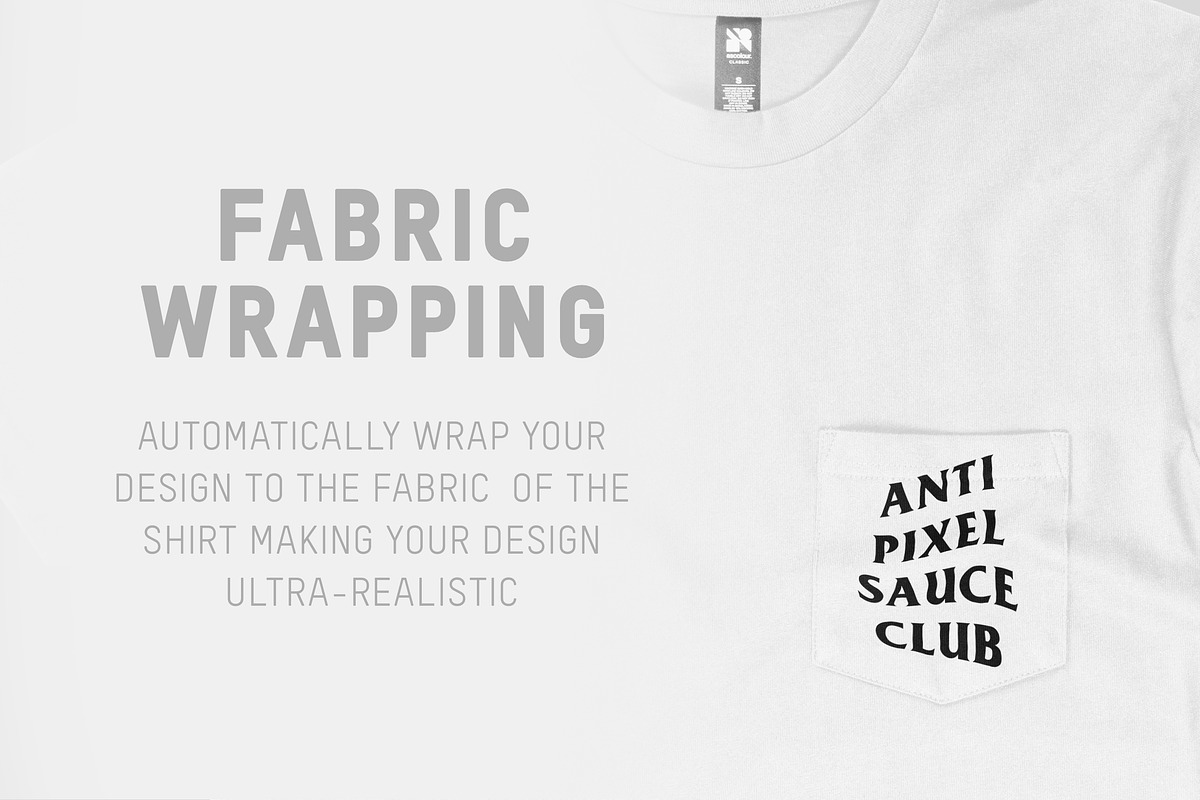 AS Colour 5027 Classic Pocket Tee, a Shirt Mockup by Pixel Sauce™ (Photo 5 of 7)