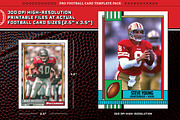 1990's Pro Football Cards PACK A, a Card Template by Chris Weibring (Thumbnail 3 of 11)