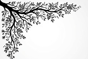 50 Tree Branch Corner Silhouette, a Decorative Illustration by Amazin_art (Thumbnail 20 of 27)