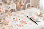 Watercolor Magic Rainbow Unicorn Set, a Decorative Illustration by Carol Lozove (Thumbnail 10 of 74)