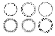 18 Vector Floral Wreathes, an Object Graphic by Sunny Design (Thumbnail 3 of 5)